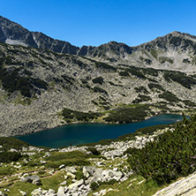 Amazing Landscape of Dalgoto (The Long ) lake, Pirin Mountain, Bulgaria