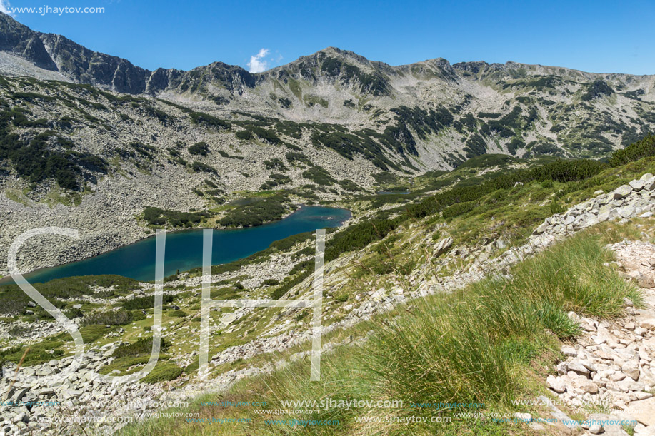 Amazing Landscape of Dalgoto (The Long ) lake, Pirin Mountain, Bulgaria