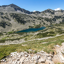 Amazing Landscape of Dalgoto (The Long ) lake, Pirin Mountain, Bulgaria