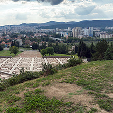 STARA ZAGORA, BULGARIA - AUGUST 5, 2018: Panoramic view of city of Stara Zagora, Bulgaria