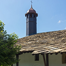 TRYAVNA, BULGARIA - JULY 6, 2018:  Medieval Church of St. Archangel Michael in historical town of Tryavna, Gabrovo region, Bulgaria