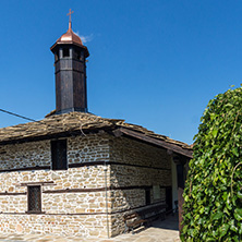 TRYAVNA, BULGARIA - JULY 6, 2018:  Medieval Church of St. Archangel Michael in historical town of Tryavna, Gabrovo region, Bulgaria