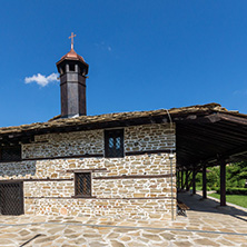 TRYAVNA, BULGARIA - JULY 6, 2018:  Medieval Church of St. Archangel Michael in historical town of Tryavna, Gabrovo region, Bulgaria