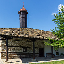 TRYAVNA, BULGARIA - JULY 6, 2018:  Medieval Church of St. Archangel Michael in historical town of Tryavna, Gabrovo region, Bulgaria