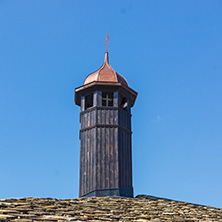 TRYAVNA, BULGARIA - JULY 6, 2018:  Medieval Church of St. Archangel Michael in historical town of Tryavna, Gabrovo region, Bulgaria