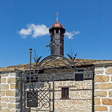 TRYAVNA, BULGARIA - JULY 6, 2018:  Medieval Church of St. Archangel Michael in historical town of Tryavna, Gabrovo region, Bulgaria