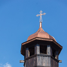 TRYAVNA, BULGARIA - JULY 6, 2018:  Medieval Church of St. Archangel Michael in historical town of Tryavna, Gabrovo region, Bulgaria