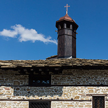 TRYAVNA, BULGARIA - JULY 6, 2018:  Medieval Church of St. Archangel Michael in historical town of Tryavna, Gabrovo region, Bulgaria