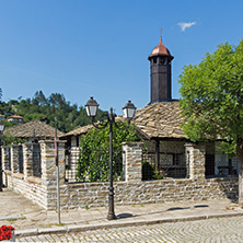 TRYAVNA, BULGARIA - JULY 6, 2018:  Medieval Church of St. Archangel Michael in historical town of Tryavna, Gabrovo region, Bulgaria