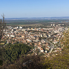 Panoramic view of city of Shumen, Bulgaria