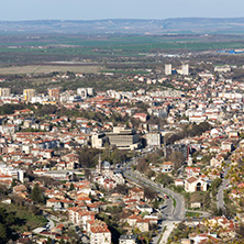 Panoramic view of city of Shumen, Bulgaria