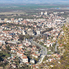 Panoramic view of city of Shumen, Bulgaria