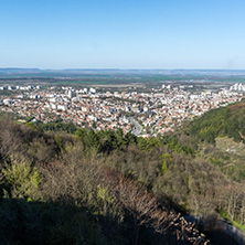 Panoramic view of city of Shumen, Bulgaria