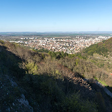 Panoramic view of city of Shumen, Bulgaria