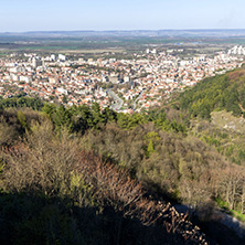 Panoramic view of city of Shumen, Bulgaria