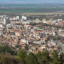 Panoramic view of city of Shumen, Bulgaria