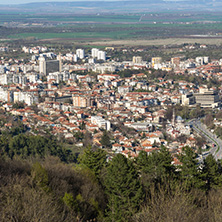 Panoramic view of city of Shumen, Bulgaria