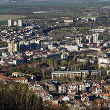 Panoramic view of city of Shumen, Bulgaria