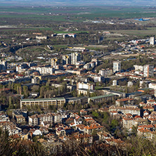 Panoramic view of city of Shumen, Bulgaria