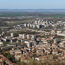 Panoramic view of city of Shumen, Bulgaria