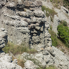 Landscape with rock formation The Stone Dolls of Kuklica near town of Kratovo, Republic of Macedonia