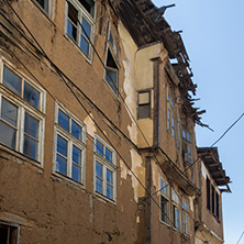 KRATOVO, MACEDONIA - JULY 21, 2018: Old Houses at the center of town of Kratovo, Republic of Macedonia