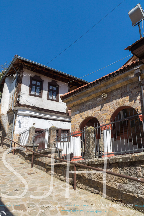 KRATOVO, MACEDONIA - JULY 21, 2018: Medieval Orthodox church at the center of town of Kratovo, Republic of Macedonia