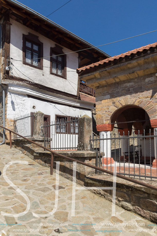 KRATOVO, MACEDONIA - JULY 21, 2018: Medieval Orthodox church at the center of town of Kratovo, Republic of Macedonia