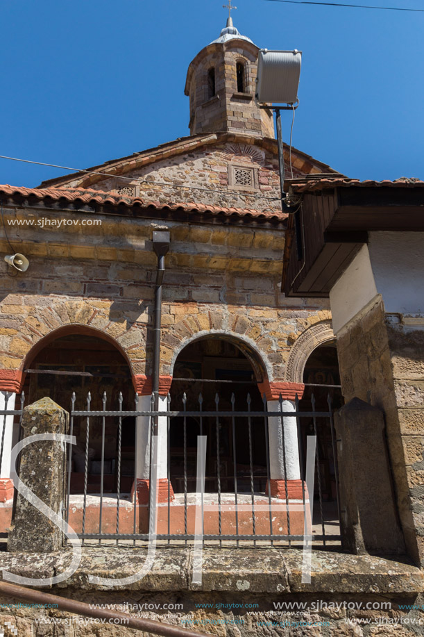 KRATOVO, MACEDONIA - JULY 21, 2018: Medieval Orthodox church at the center of town of Kratovo, Republic of Macedonia