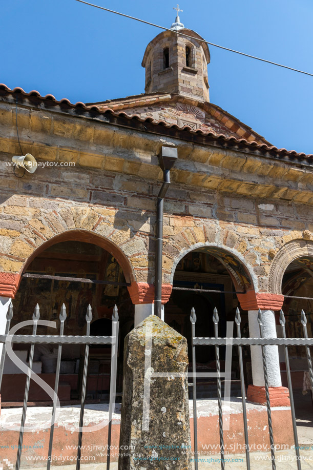 KRATOVO, MACEDONIA - JULY 21, 2018: Medieval Orthodox church at the center of town of Kratovo, Republic of Macedonia