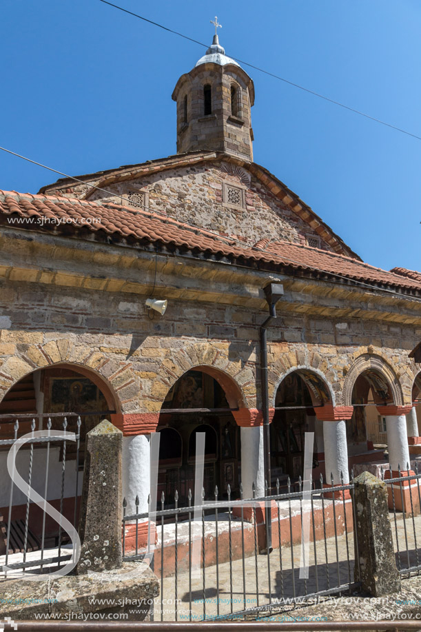 KRATOVO, MACEDONIA - JULY 21, 2018: Medieval Orthodox church at the center of town of Kratovo, Republic of Macedonia