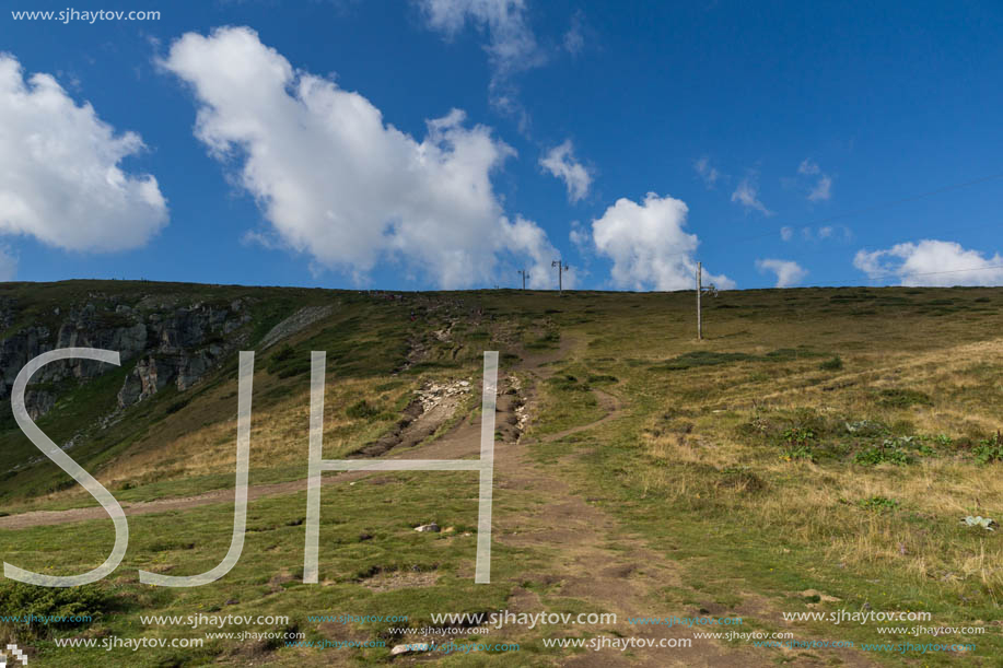 Summer Landscape of Rila Mountan near The Seven Rila Lakes, Bulgaria