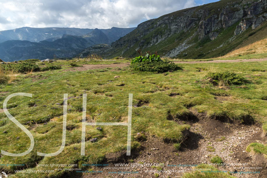 Summer Landscape of Rila Mountan near The Seven Rila Lakes, Bulgaria