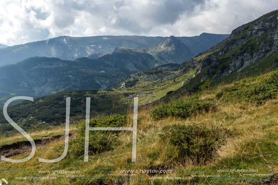 Summer Landscape of Rila Mountan near The Seven Rila Lakes, Bulgaria