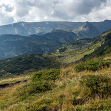 Summer Landscape of Rila Mountan near The Seven Rila Lakes, Bulgaria