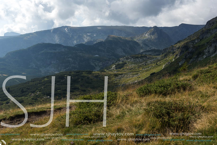 Summer Landscape of Rila Mountan near The Seven Rila Lakes, Bulgaria