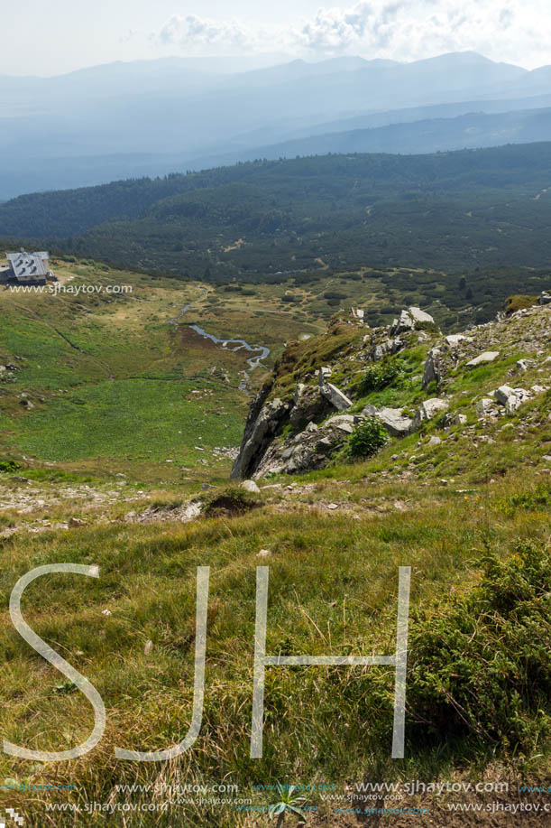 Summer Landscape of Rila Mountan near The Seven Rila Lakes, Bulgaria