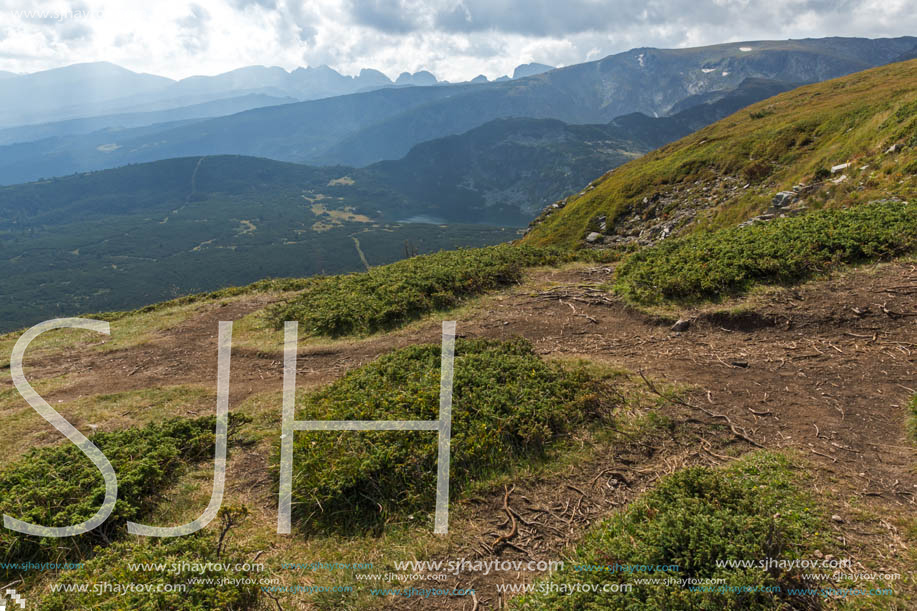 Summer Landscape of Rila Mountan near The Seven Rila Lakes, Bulgaria