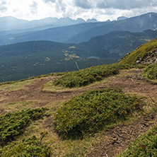 Summer Landscape of Rila Mountan near The Seven Rila Lakes, Bulgaria