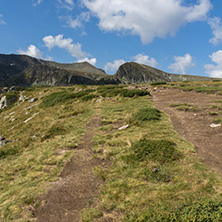 Summer Landscape of Rila Mountan near The Seven Rila Lakes, Bulgaria