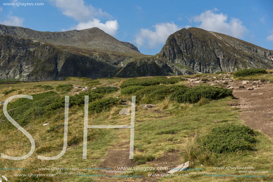 Summer Landscape of Rila Mountan near The Seven Rila Lakes, Bulgaria