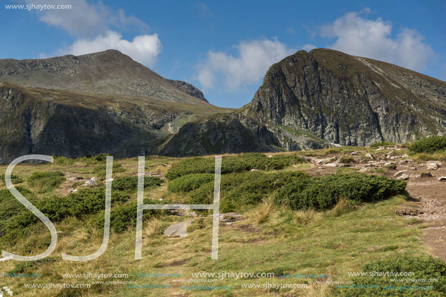 Summer Landscape of Rila Mountan near The Seven Rila Lakes, Bulgaria