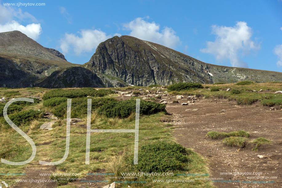 Summer Landscape of Rila Mountan near The Seven Rila Lakes, Bulgaria