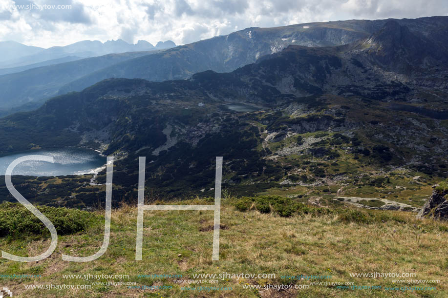 Panoramic view of The Lower Lake, Rila Mountain, The Seven Rila Lakes, Bulgaria