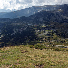 Panoramic view of The Lower Lake, Rila Mountain, The Seven Rila Lakes, Bulgaria