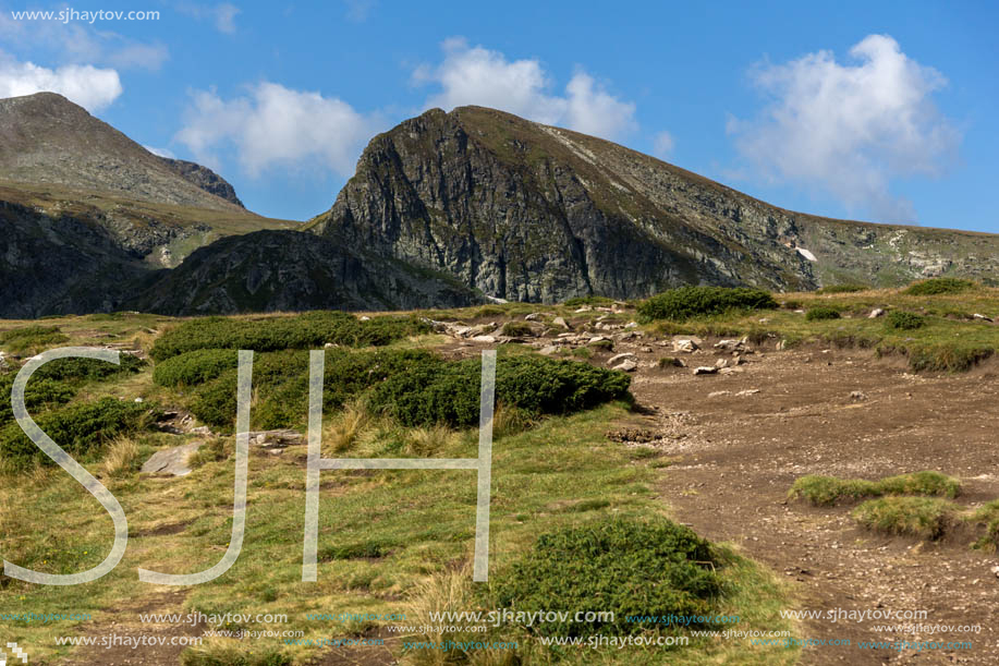 Summer Landscape of Rila Mountan near The Seven Rila Lakes, Bulgaria