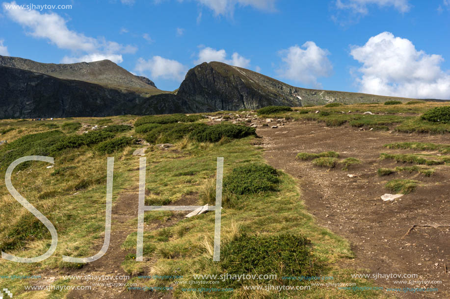 Summer Landscape of Rila Mountan near The Seven Rila Lakes, Bulgaria