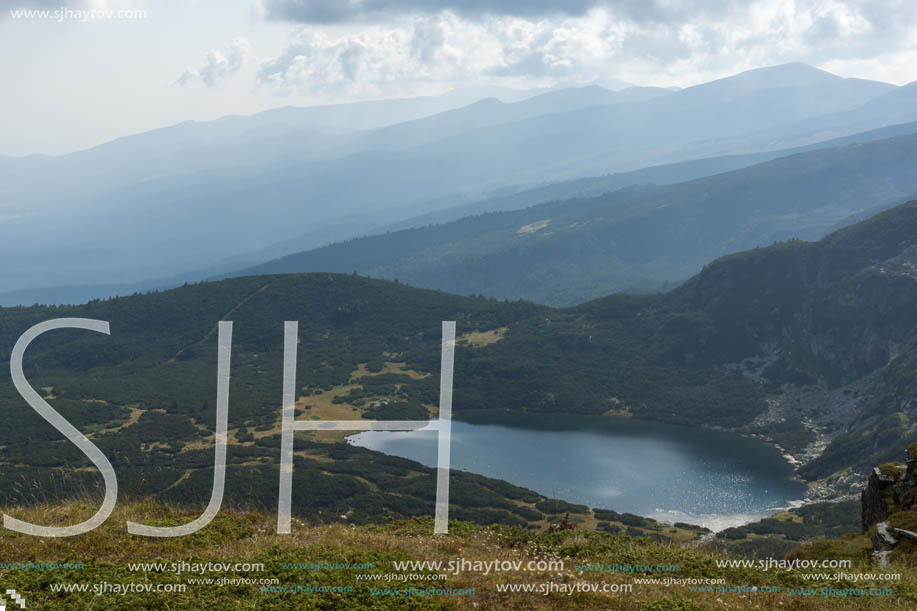 Panoramic view of The Lower Lake, Rila Mountain, The Seven Rila Lakes, Bulgaria