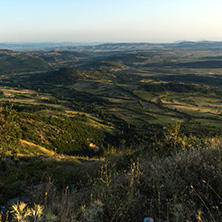 Sunset landscape of Osogovo Mountain, Probistip region, Republic of Macedonia