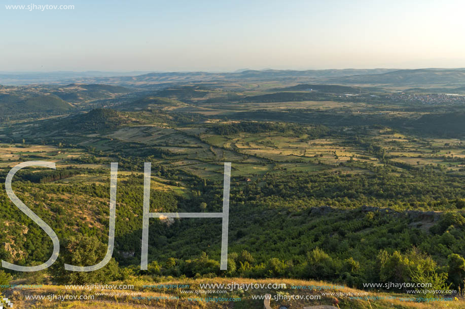 Sunset landscape of Osogovo Mountain, Probistip region, Republic of Macedonia